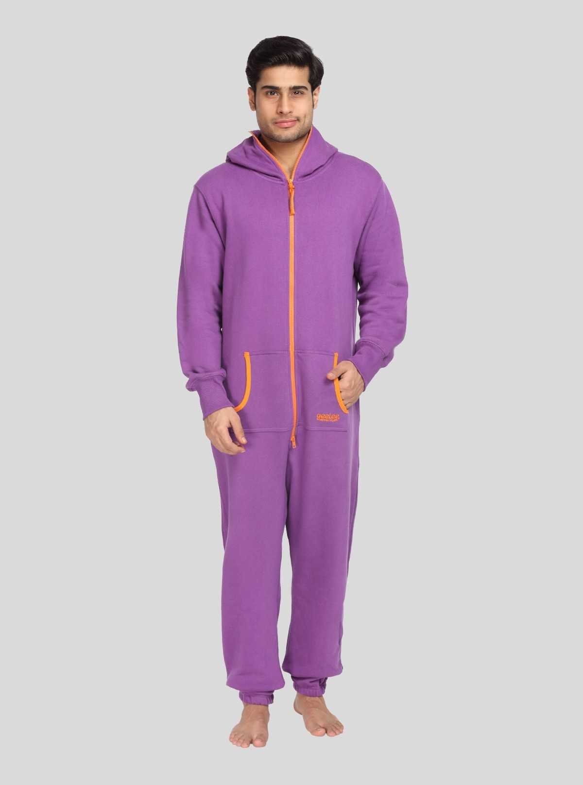 mens fleece jumpsuit
