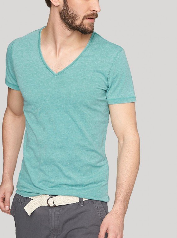 Special Edition Blue V Neck TShirt