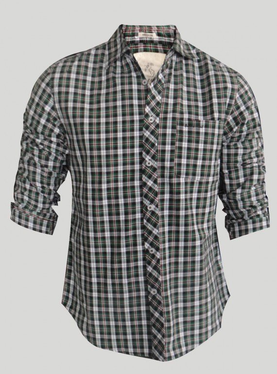 Green Checked Shirt