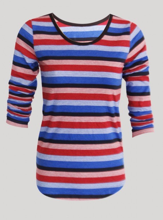 Stripped Womens Top
