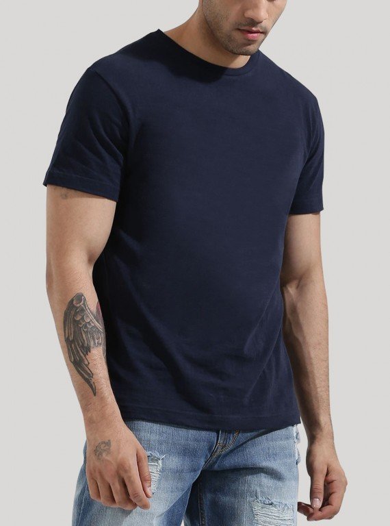 Navy Crew Neck TShirt
