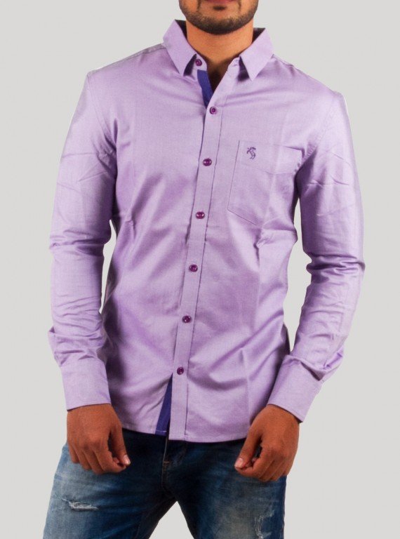 Long Sleeve Purple Shirt