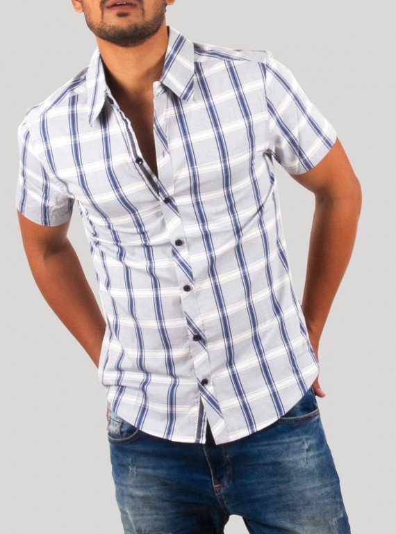 Blue Checks Casual Shirt