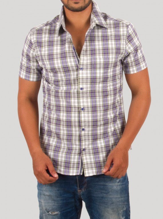 Blue Casual Shirts