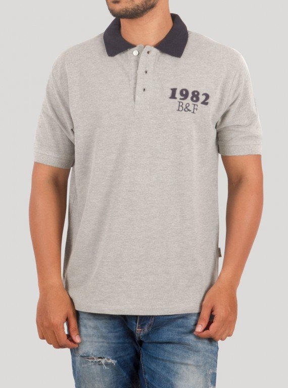 Navy Collared Polo Tshirt