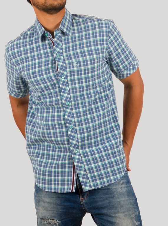 Checks Ink Blue Shirt