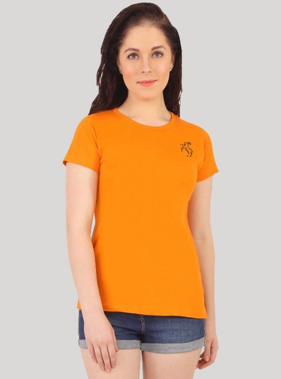 Short Sleeve Orange Top
