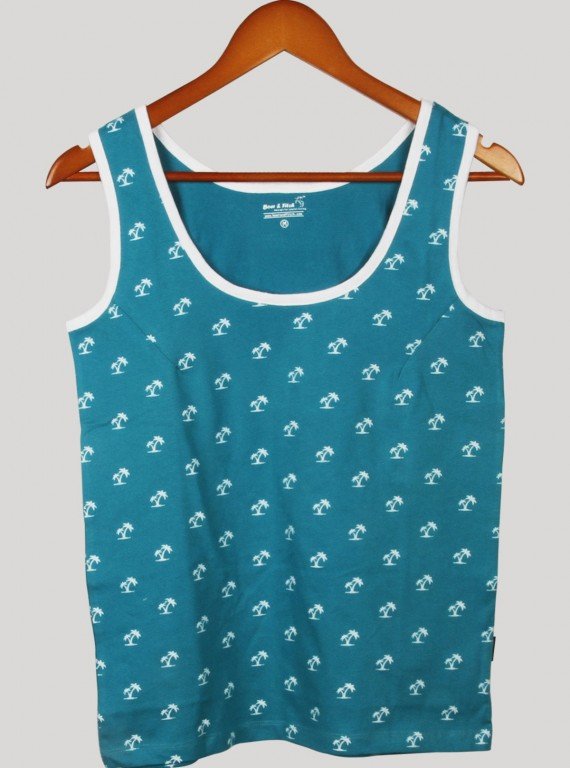 Green Sleeveless Top
