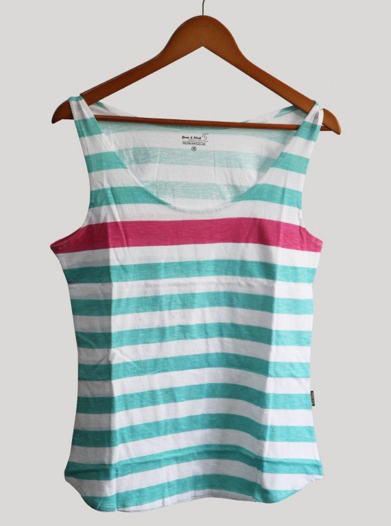 Tank Top - Stripped Purple