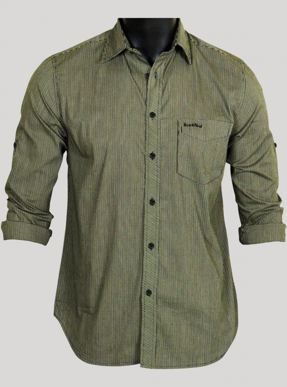 Slim Fit - Yellow Checked Shirt