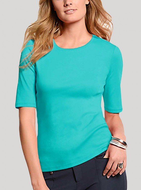 Turquiose Half Sleeve TShirt