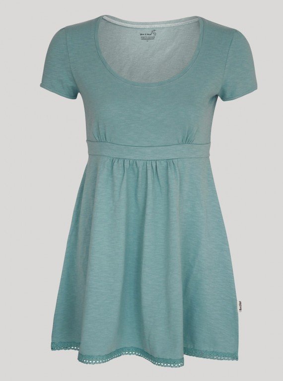 Green Edge Lace Scattered Top