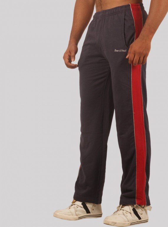 Red Pannel Track Pants