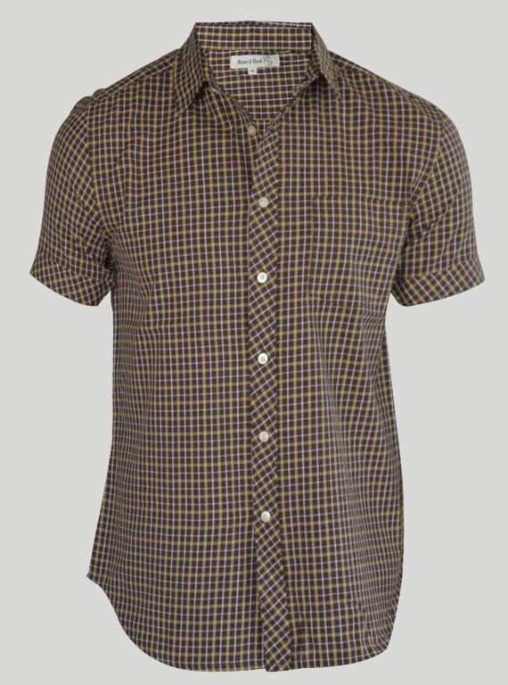 Slim Fit - Yellow Brown...