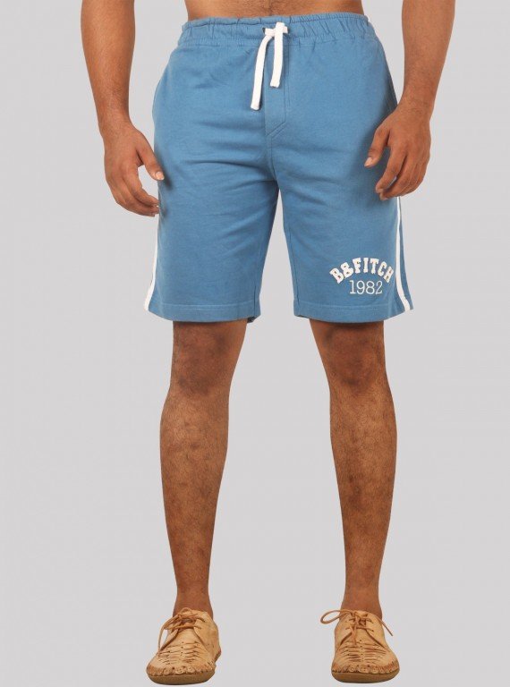 Royal Piping Fleece Shorts