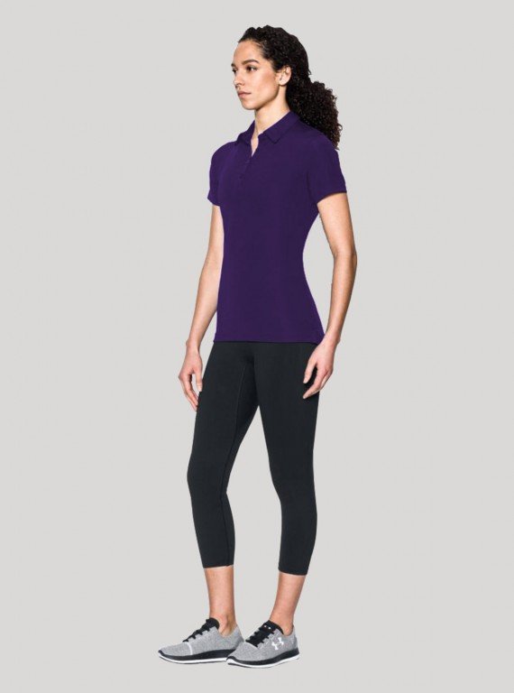 Purple pique polo tshirt